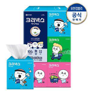 [유한킴벌리]크리넥스 디럭스미니 오롤리데이 230매X6입