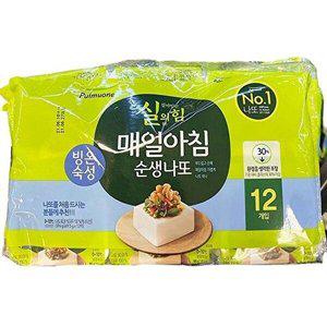 [셀러허브 식품]풀무원 순생나또 12입 594g 41778