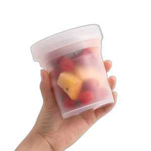 일회용 푸딩 병 요거트 용기 디저트 500ml 쨈 베이킹컵 냉장고 우유