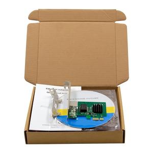 PCI-E X1 단일 전원 포트 2.5G 이더넷 네트워크 어댑터 기가비트 서버 NIC I225-1T green 그린