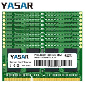 DDR3 RAM 4GB 8GB 16GB 1066MHZ 1333MHZ 1600MHZ Sodimm 메모리 PC3 8500 10600 12800 노트북 램 10 개