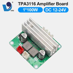 VIRE 클래스 D 미니 싱글 앰프 오디오 보드 디지털 휴대용 모듈 100W 모노 채널 12V-24V TPA3116
