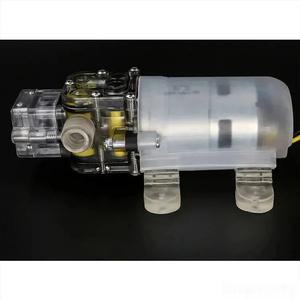 12V 24V 80W 크리스탈 투명한 세차 마이크로 다이어프램 주파수 변환 워터 펌프 스마트 자동 전원 끄기