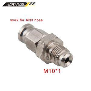 AN3 바이크 오토바이 모터 자전거 유압 브레이크 오일 호스 라인 밴조 피팅 m10x1 스테인레스 스틸 10mm
