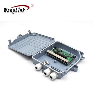 FTTH 야외 리버스 Poe 스위치, IP68 방수 케이스, 8 포트 RPOE, 10 Mbps, 100Mbps
