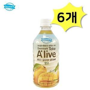 테이크얼라이브쿨 테이크얼라이브쿨 덴마크 캐주얼 망고 500ml x 6개 펫