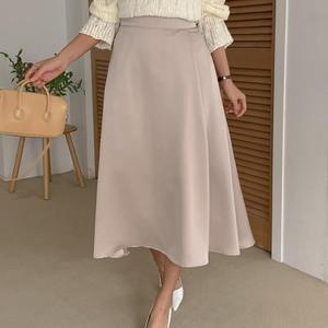 빅사이즈 503 데일리실키새틴롱스커트 DLTS748