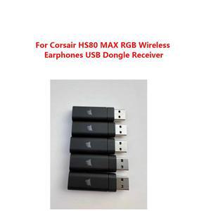 Corsair HS80 MAX RGB 무선 이어폰 교체용 USB 동글 리시버 이어 패드 USB 어댑터 예비 부품