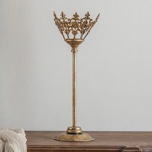 [월데코] 빈티지 왕관 엔틱 캔들 홀더 39cm