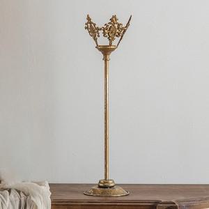 [월데코] 빈티지 왕관 엔틱 캔들 홀더 49cm