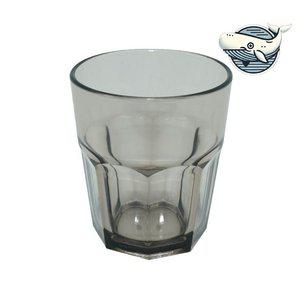 고품질 차콜색 플라스틱 식당컵 270mL 팔각형 무게 PC컵 업소용컵 (WFHKRX1)