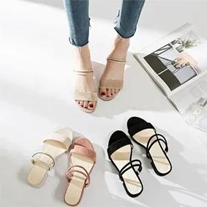[오노마] ONM 여자 여름 출퇴근 구두 바캉스 데일리 세무두줄 샌들  8803083)