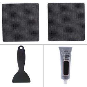 트램폴린 패치 수리 키트 고정 펑크 4 인치X 4인치 스퀘어 텐트 매트