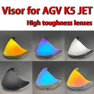 AGV K5 JET 액세서리용 헬멧 바이저 UV 보호 앞유리 선실드 카스코 모토