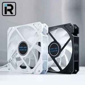 쿨링팬 컴퓨터팬 시스템쿨러 RGB 저소음 120mm팬 교체용 벌크 화이트