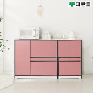 파란들가구 LPM 1400x825 도어 전자렌지대세트 주방렌지대