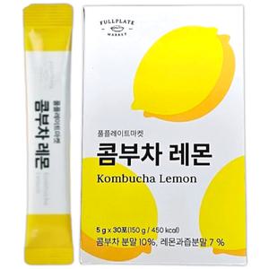 저당 콤부차 레몬 저칼로리 콤프차 곰부차 30포