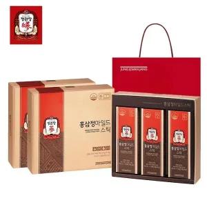 정관장 홍삼정 마일드스틱 10ml 60포+쇼핑백-선물포장 6년근 홍삼농축액 활기력 홍삼원 골드