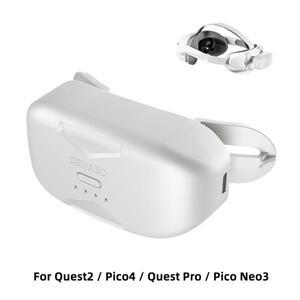VR 엘리트 헤드 스트랩용 범용 배터리 팩 충전기 퀘스트 2 피코 4 프로용 6000mAh
