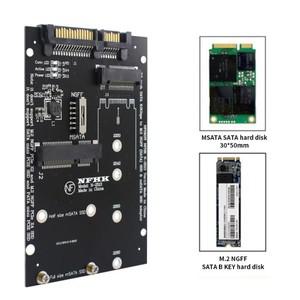 M.2 NGFF Msata SSD에서 SATA 3.0 2.5 PCI 컨버터 라이저 카드 어댑터  노트북 속도 향상용 추가 MAX 6Gps