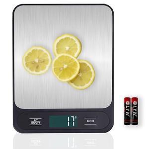고정밀 LCD 디지털 주방 저울 5kg/1g 구운 음식 그램 커피 파란색 백라이트 디스플레이