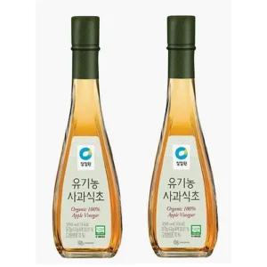 [청정원] 청정원 유기농 사과식초 350mlx2 맛있는 간편식