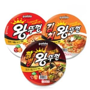 왕뚜4개+짬뽕왕뚜껑4개+김치왕뚜껑4개