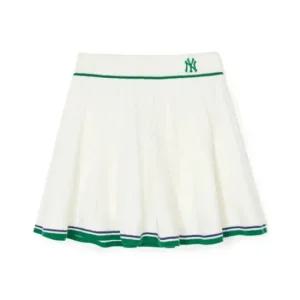 MLB반바지 GQC 3FSKV0343-50CRS 여성 바시티 스포티브 니트 플레어 스커트