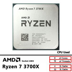 AMD  라이젠 7 3700X 3.6GHz 65W L332MB 100-000000071 소켓