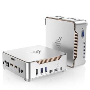 KAMRUI GK3Plus 미니 PC, 16GB RAM 512GB M.2 SSD 미니 컴퓨터, 12번째 앨더 레이크 N95(최대 3.4GHz) 마이크로 PC, 2.5인치 SSD, 기가비트 이더넷, 4K UHD, 3화면 디스플레이, WiFi, BT, VESA/가정/비즈니스 소형