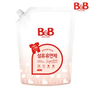 비앤비 비자극 유아 섬유유연제 시그니처 알러젠프리 자스민앤로즈향 리필 2.1L