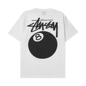 [정품] 스투시 8볼 티셔츠 화이트 Stussy 8 Ball T-Shirt White