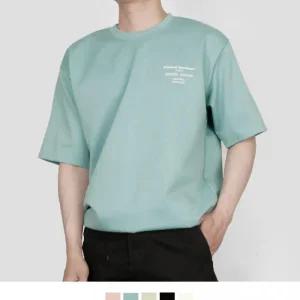커플시밀러룩 세이지 커플티 반팔티
