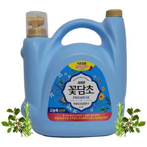 샤프란 꽃담초 섬유유연제 5.7L 초고농축 연꽃 유칼립투 고농축섬유유연제