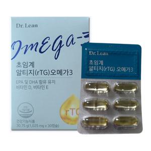 닥터린 초임계 알티지 오메가3 1025mg x 30캡슐 x 5개 JJ몰