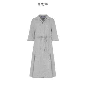 [롯데백화점]올리비아하슬러 잔체크셔츠프릴원피스 DMOP101