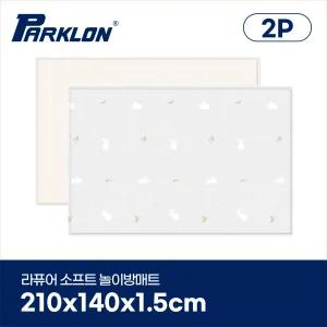 [2P세트] 헬로버니 라퓨어 소프트 놀이방매트 고급대형 210x140x1.5cm