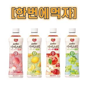 동원 보성홍차 아이스티 제로 500ml 4종 / 복숭아 6개 + 레몬 6개 + 애플 6개 + 샤인머스캣 6개 / 총 24개