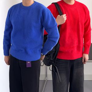 [노멀쉐이크][원플러스원/당일발송] 앙고라 워셔블 모헤어 니트 9color 오버핏 커플 두꺼운