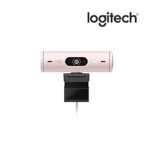 사은품증정 화상 카메라 웹캠 캠 컴퓨터 PC 줌 화상회의 USB 로지텍 Brio500 FHD 브리오 500 로즈