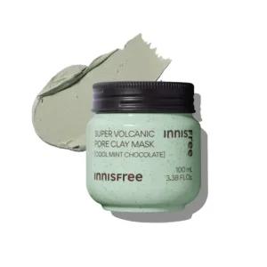 이니스프리 수퍼 화산송이 모공 마스크 100mL [쿨 민트 초콜릿]