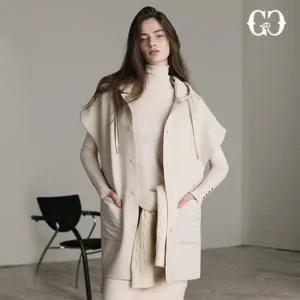GGPX 25FW 패딩 블록 후디 케이프 1종