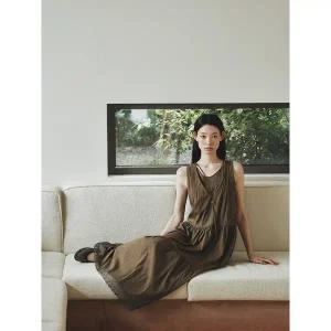 [ZOOC](천안아산점)슬리브리스 티어드 원피스 Z252PSE017