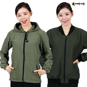 춘추 항공점퍼 바람막이 후드집업 남여공용 잠바 단체