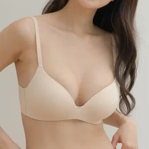 A/B/C컵 노와이어 프리미엄 볼륨 브라 여성 여자 속옷