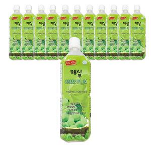 스위트코리아 매실 1000ml X 12개(1박스) 액상음료 과일 원액