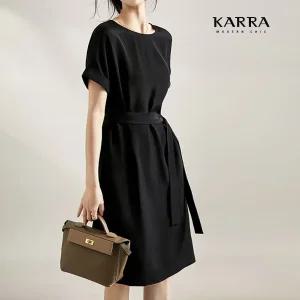 KARRA 롤업슬리브원피스+벨트SET_A0213M