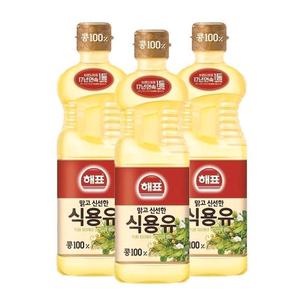 사조대림 해표 식용유 콩기름 250ml 3개