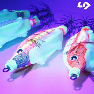 [LDFISH]미니삼봉에기 60 밴딩 UV 케이무라 생미끼 수평 쭈꾸미 갑오징어 애기 E581-1