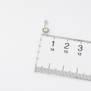 여자 실버 925 심플 원볼 도넛 라운드 피어싱